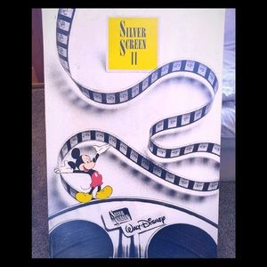 VTG Antique Wood Disney Silver Screen Art